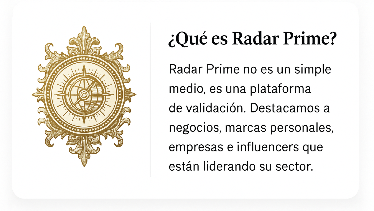 ¿Que es radar Prime?